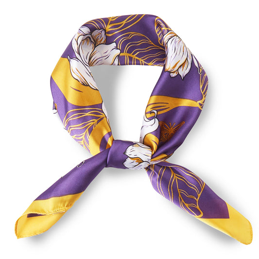 Flower Line Detail Print  Scarf