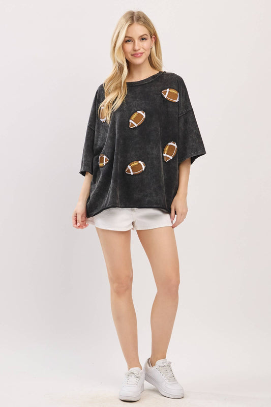 Vintage Gameday Oversized Shirt