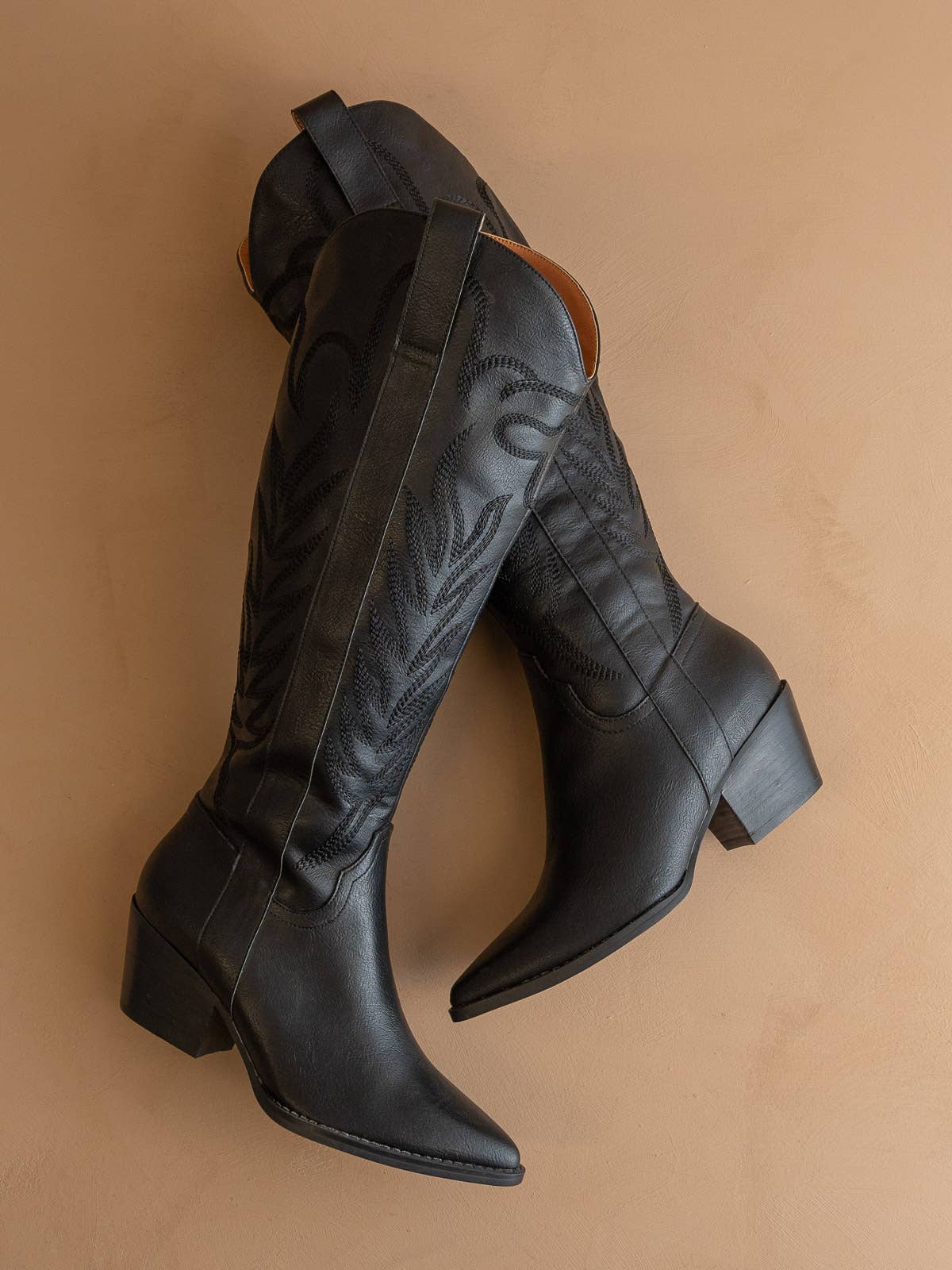 Embroidered Western Tall Boot