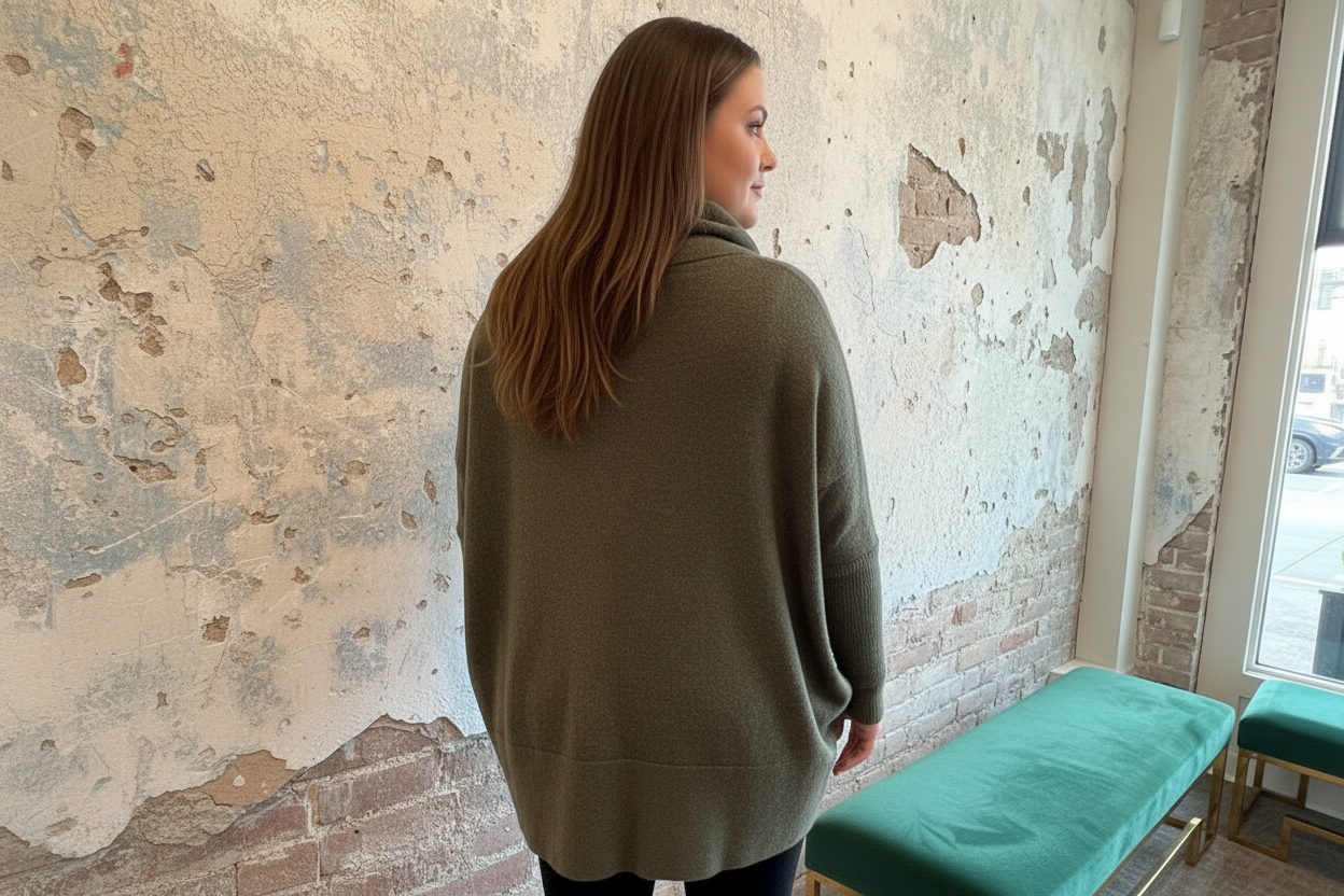 Sadie Cozy Sweater Plus - Premium Women's Sweater | The Savvy Pair