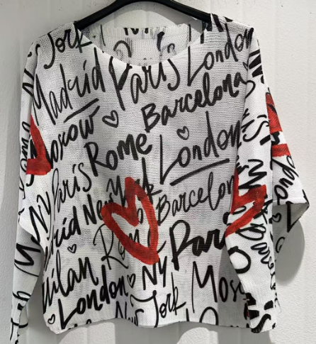 Heart City Summer Sweater