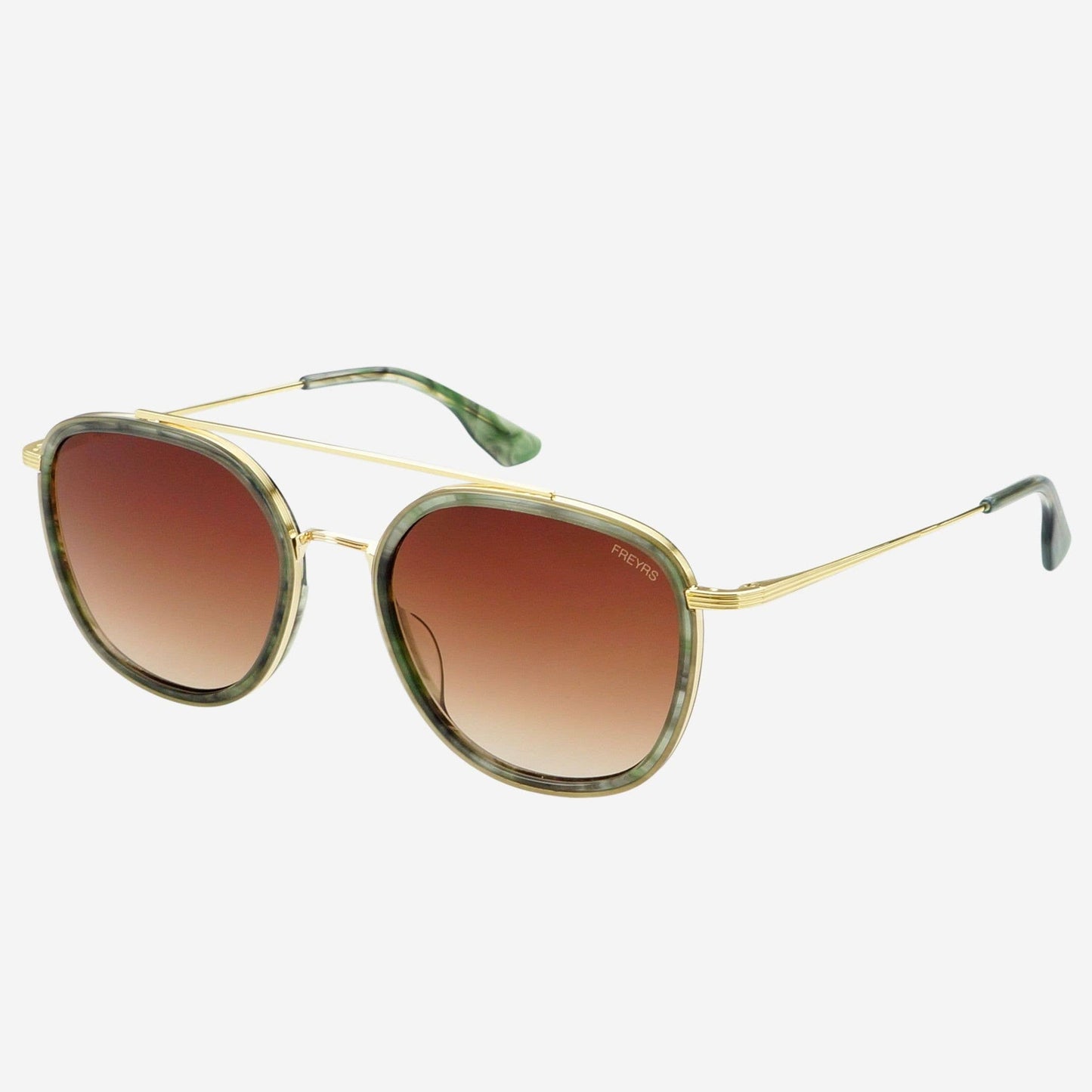 Fryers Weston Acetate Round Sunglasses