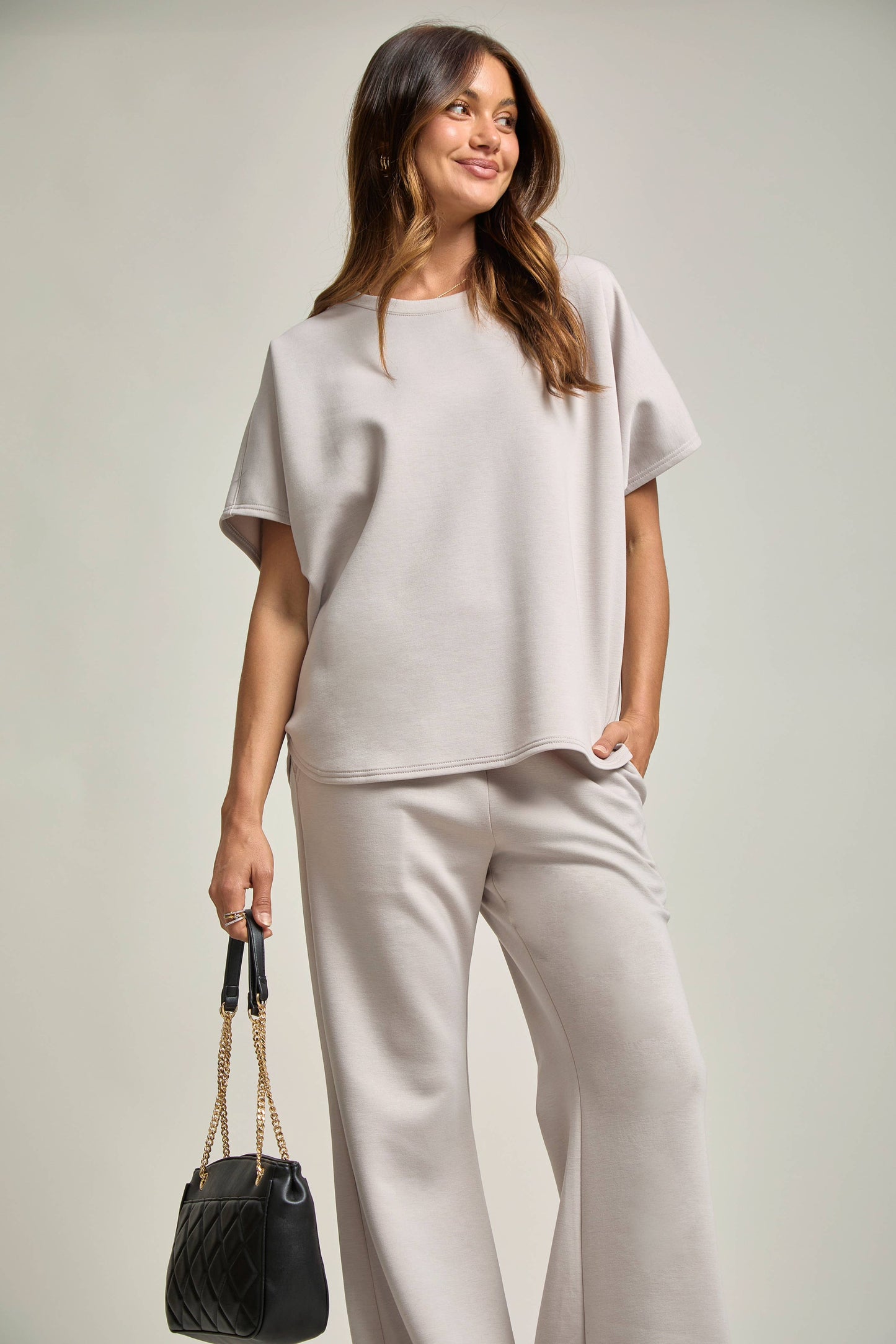 Tessa Travel Set in Gray