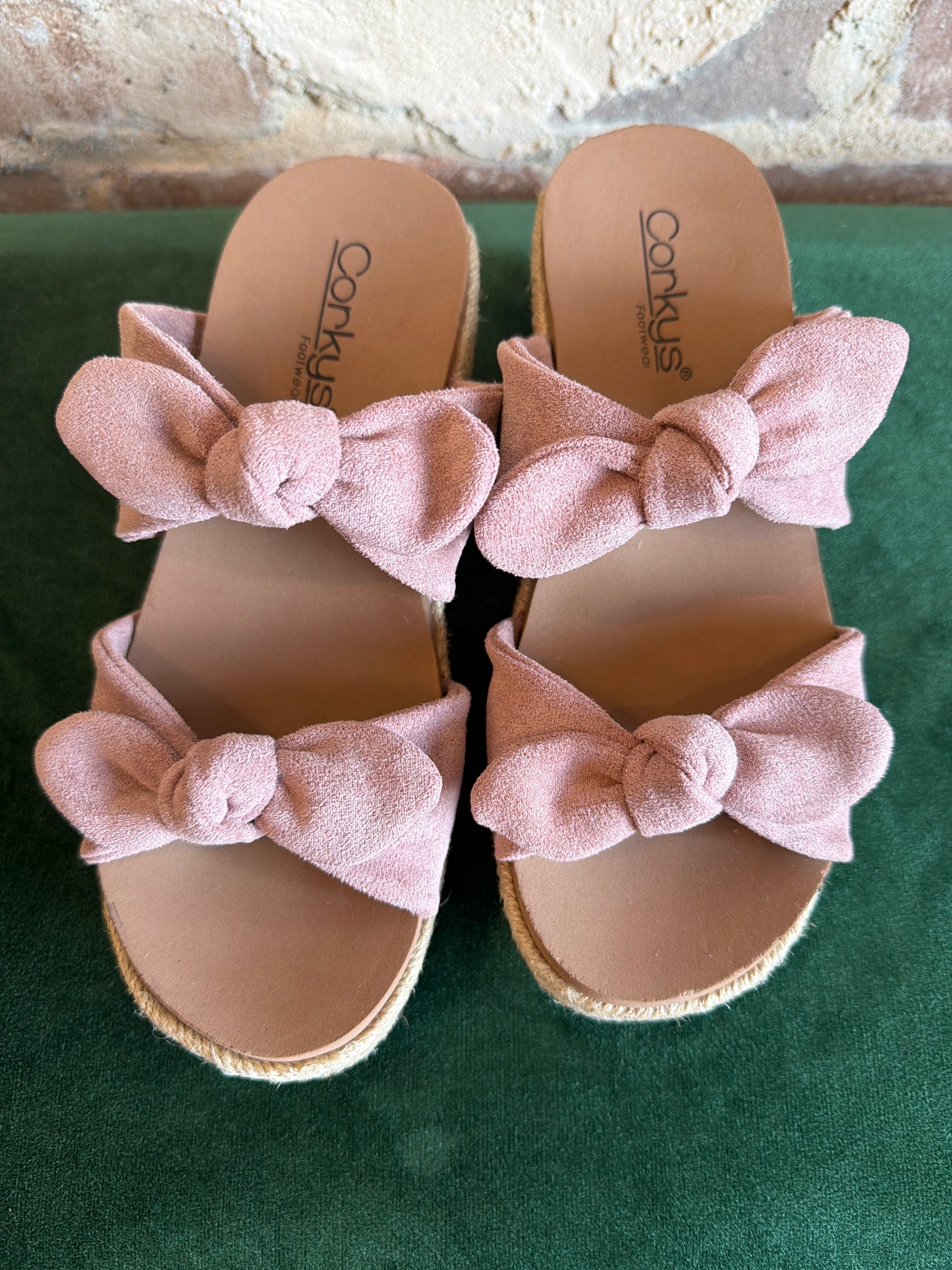 Corkys Tie the Knot Sandal in Blush