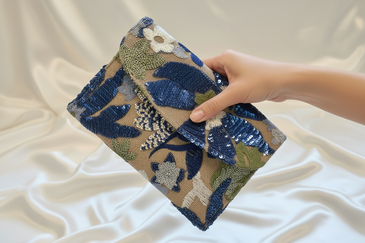 Jena Floral Clutch