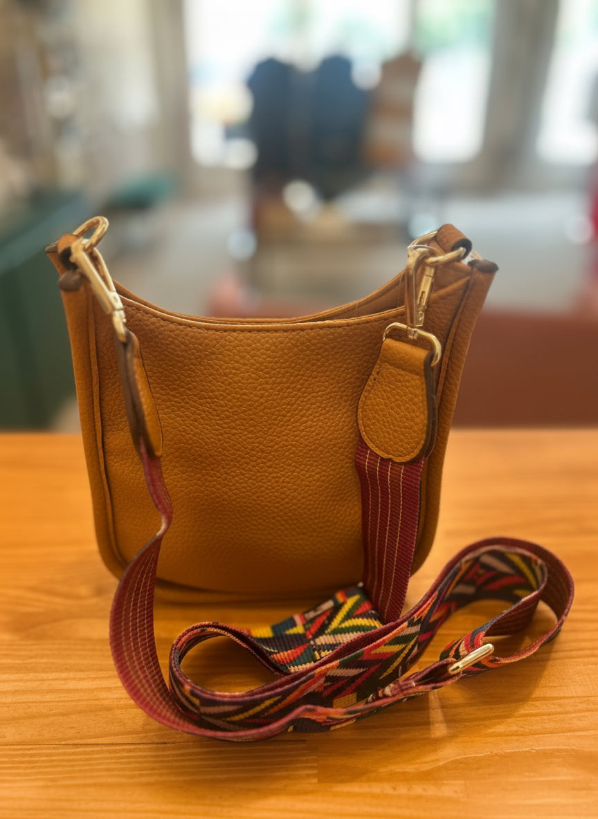 Jada Crossbody with Strap Mustard