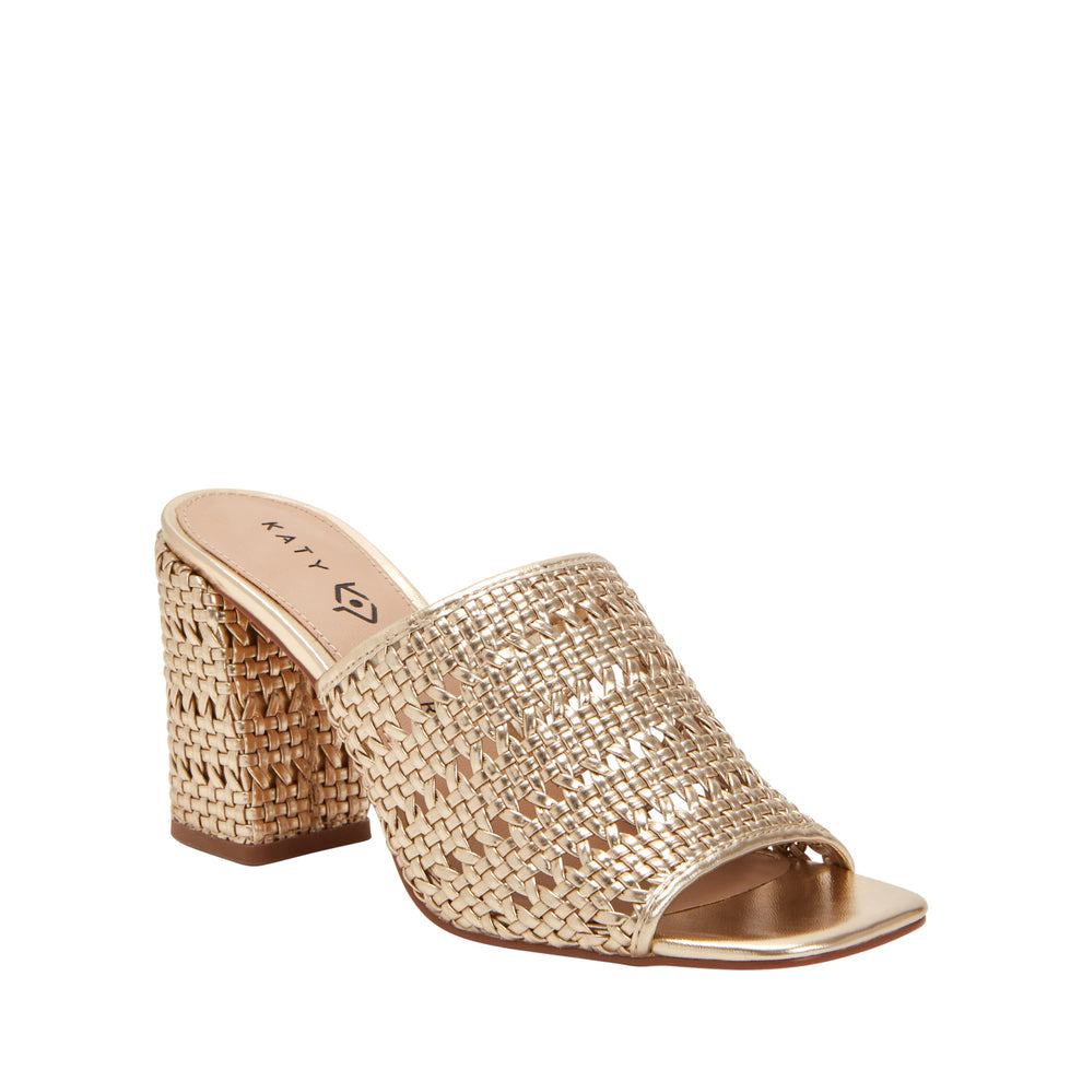 Katy Perry Tana Slide in Gold