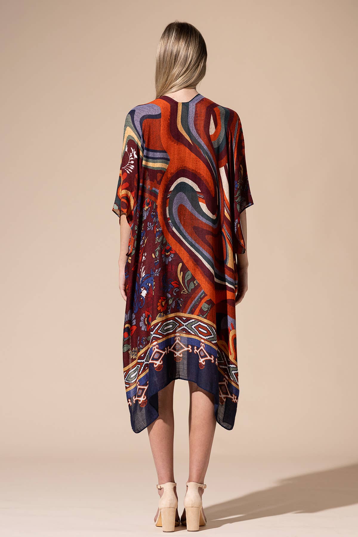 Retro Vibe Kimono