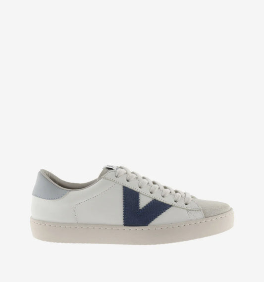 Victoria Berlin Leather Sneaker Azul