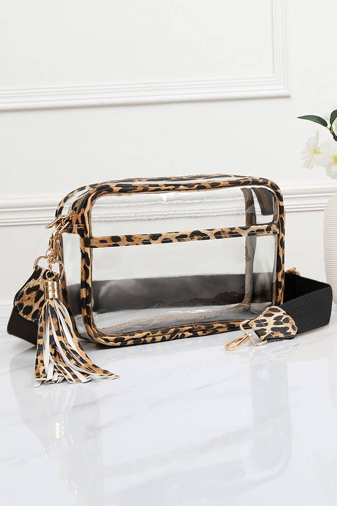 Sac bandoulière transparent