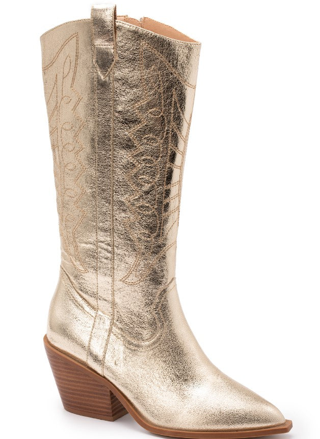 Howdy Gold Boot