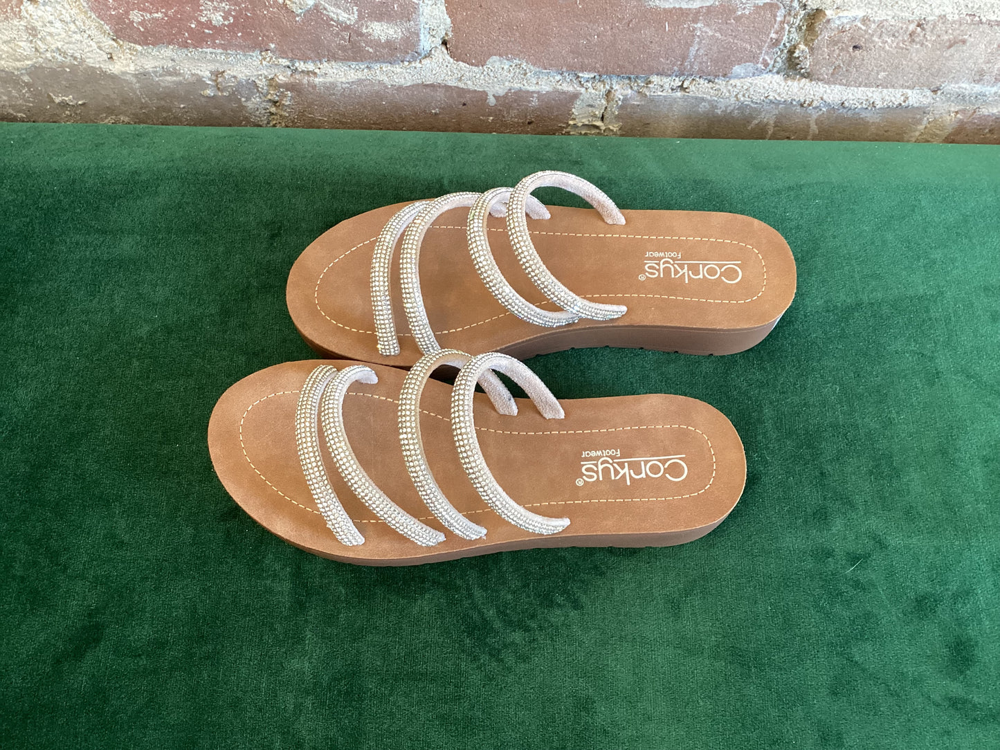 Corky's Striptease Rhinestone Sandal