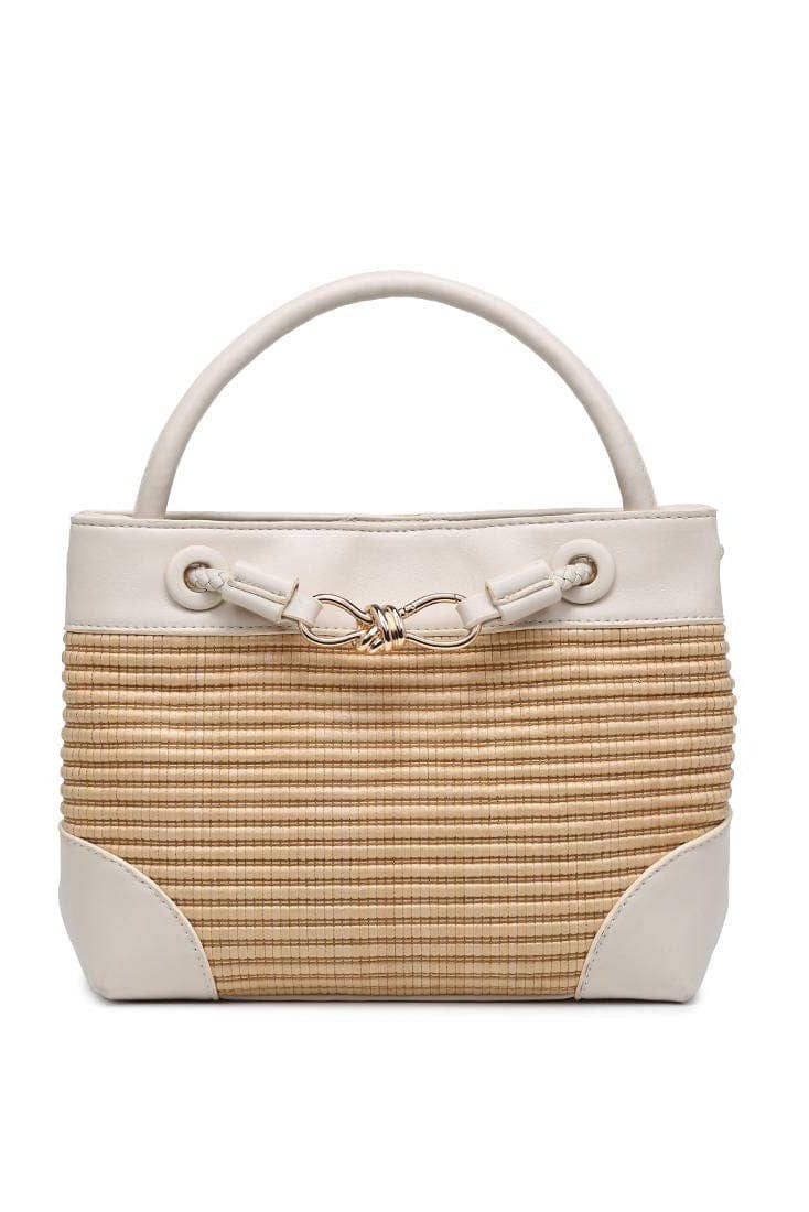 Blake Straw Crossbody Handbag