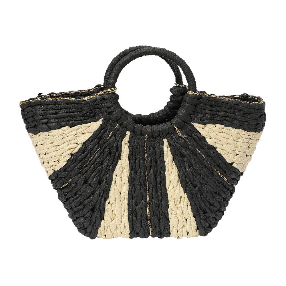 Sasha Woven Raffia Bag