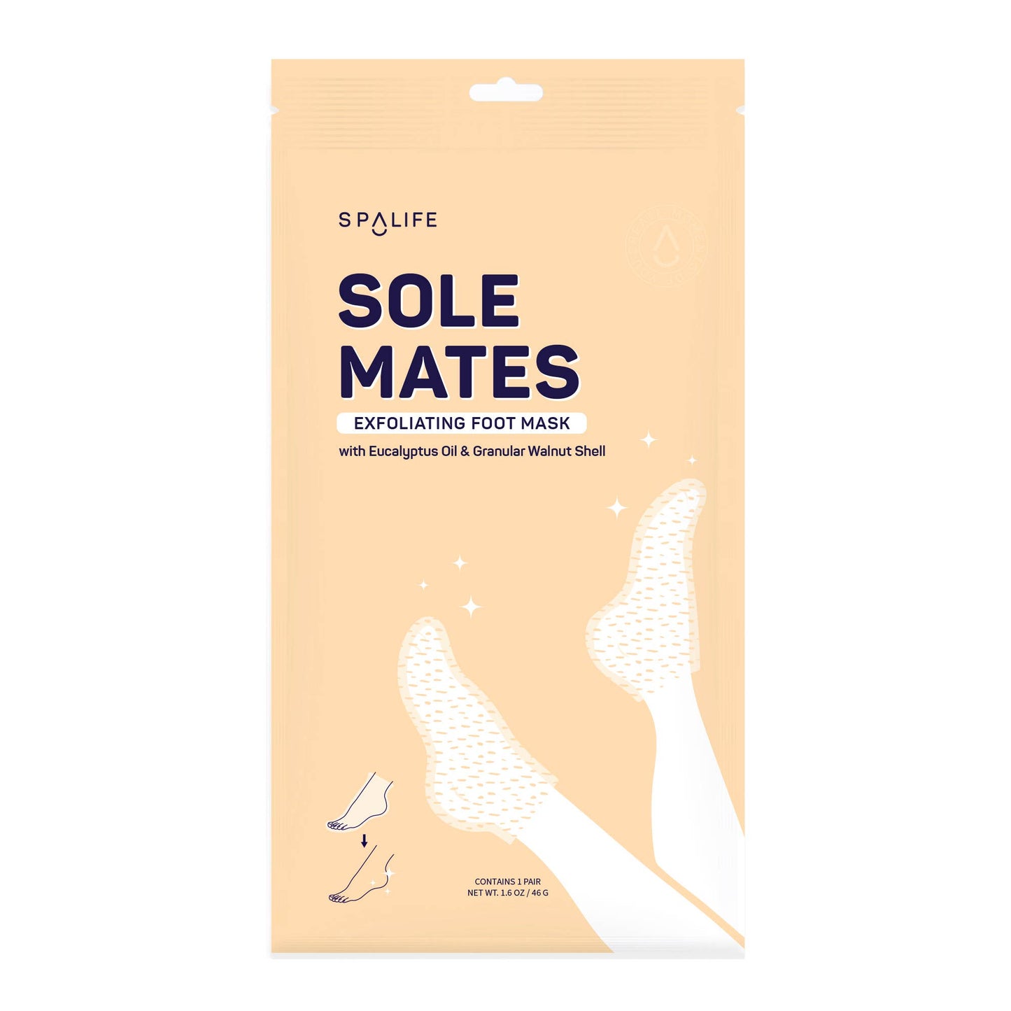 Masque exfoliant pour les pieds Sole Mates