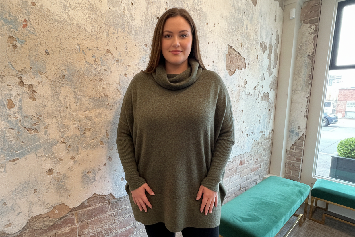 Sadie Cozy Sweater Plus - Premium Women's Sweater | The Savvy Pair