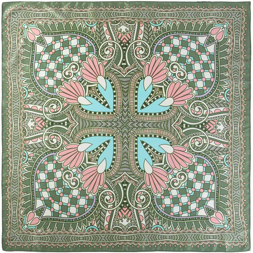 Bohemian Geometric Print Scarf