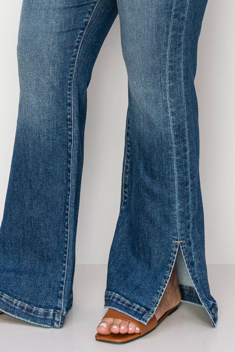 Plus High Rise Bootcut Jean