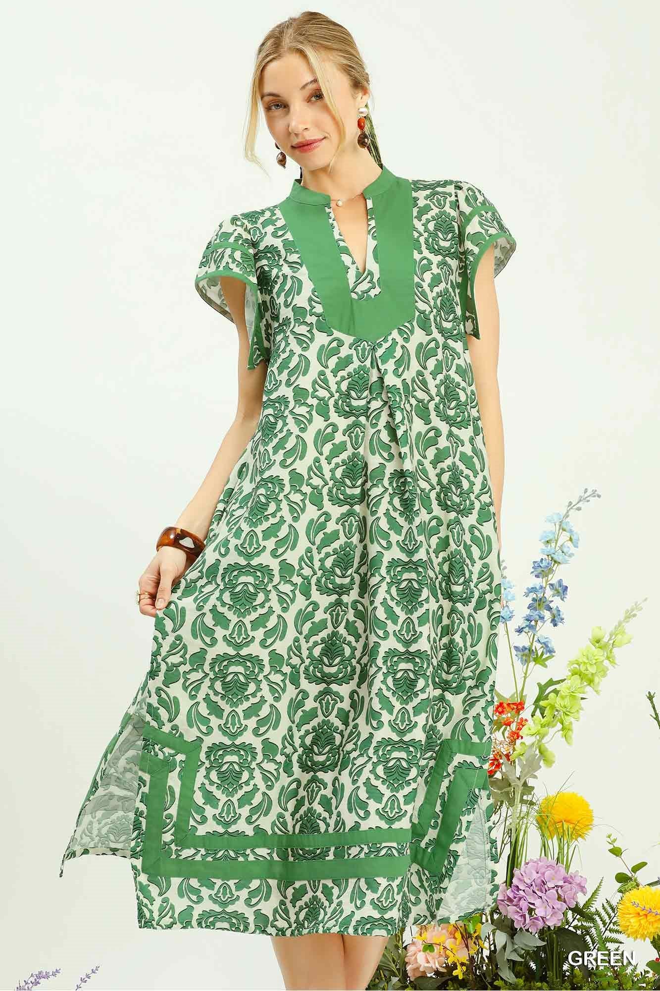 Garden Delight Midi Dress