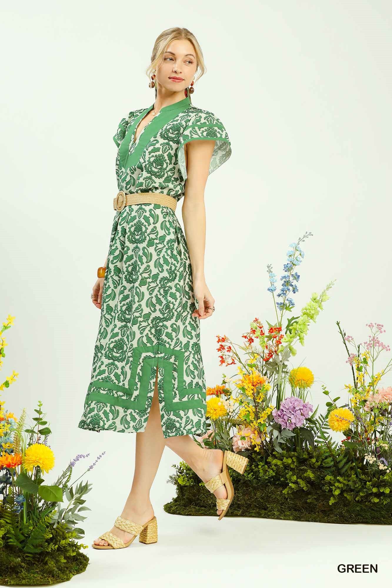 Garden Delight Midi Dress