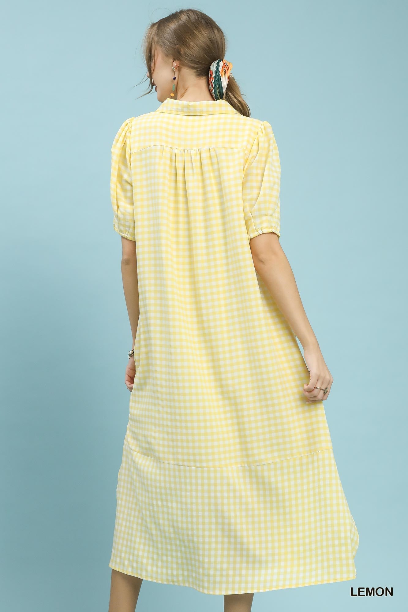 Laney Gingham Maxi Dress