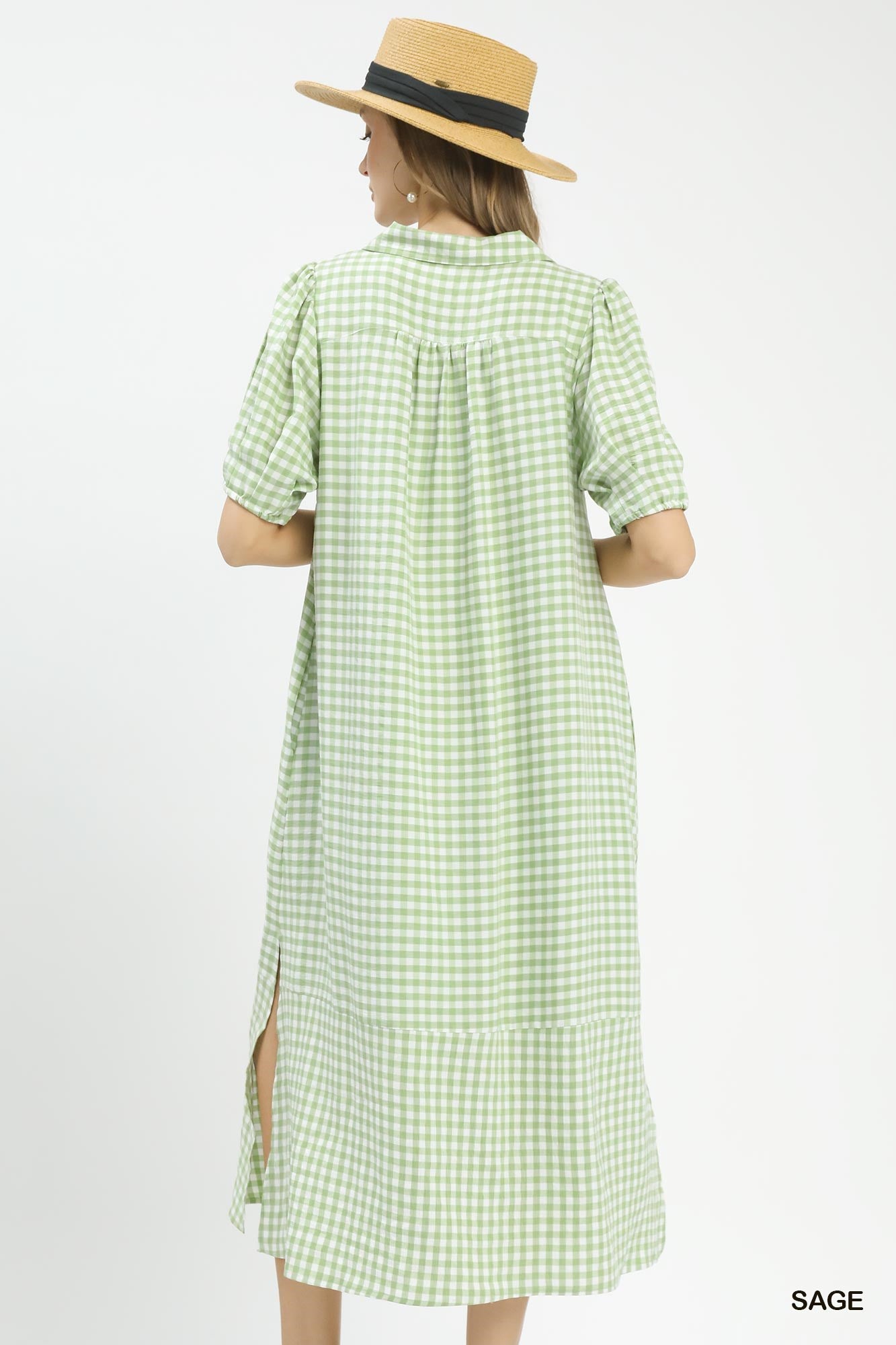 Laney Gingham Maxi Dress