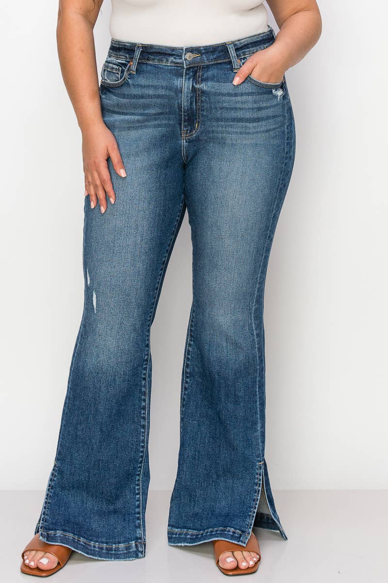 Plus High Rise Bootcut Jean