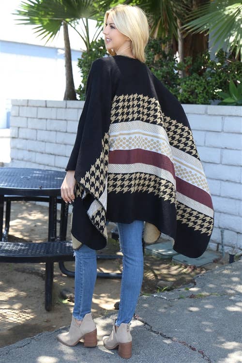 Stripes Pattern Kimono