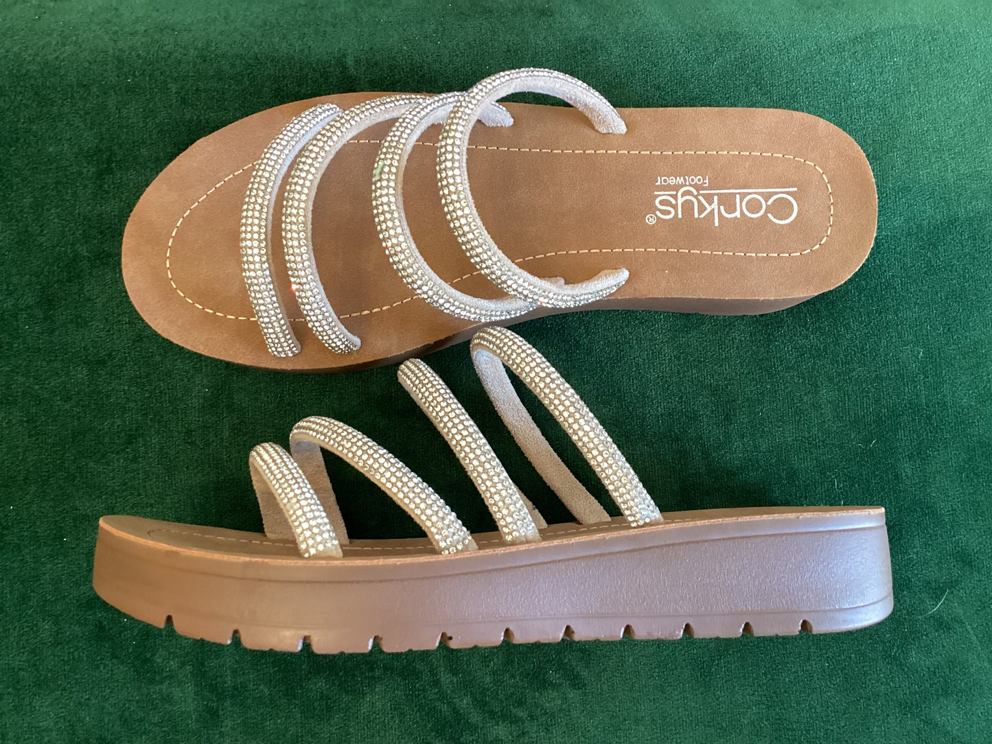 Corky's Striptease Rhinestone Sandal