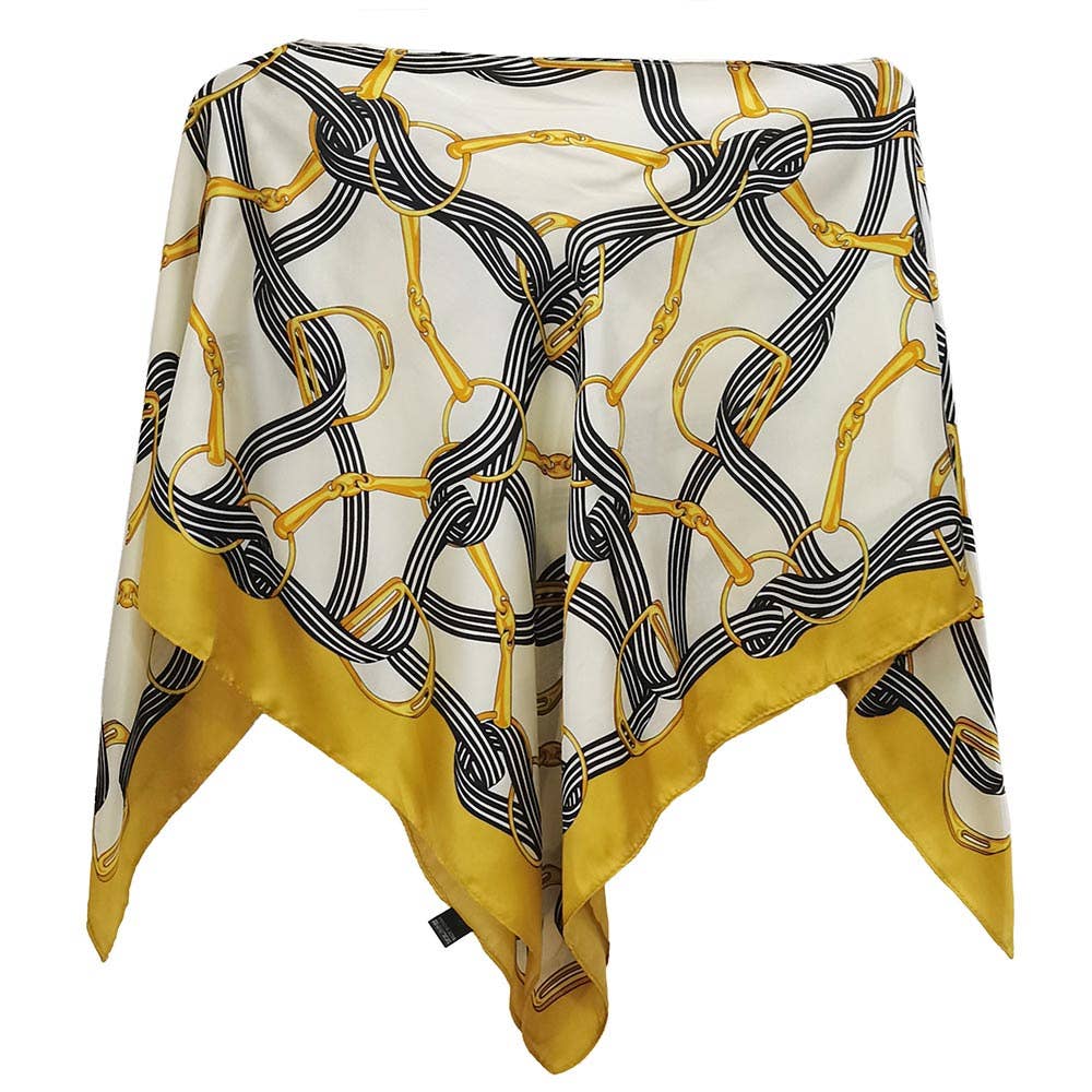 Sasha Equestrian Print Poncho