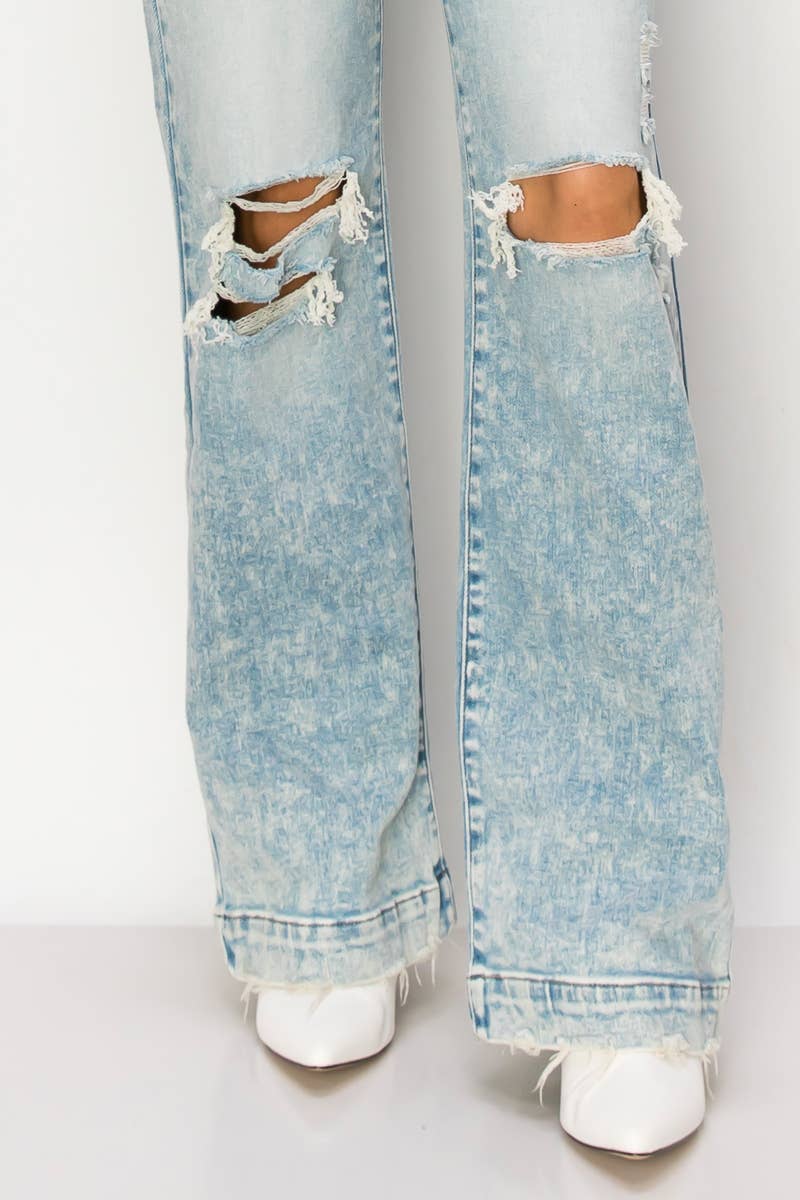 90'S VINTAGE STRETCH WIDE JEANS