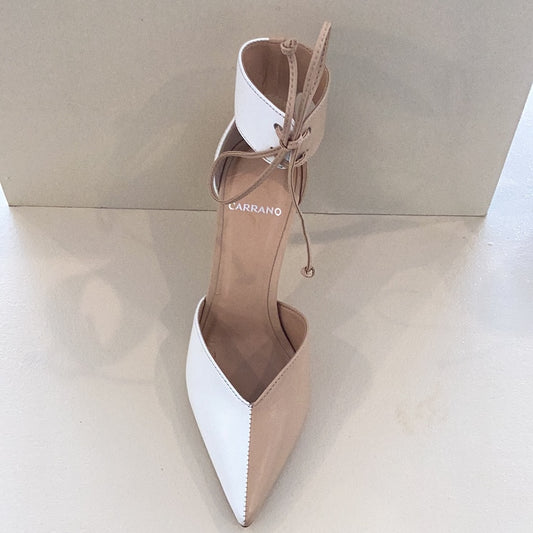Carrano Tie Up Leather Pump