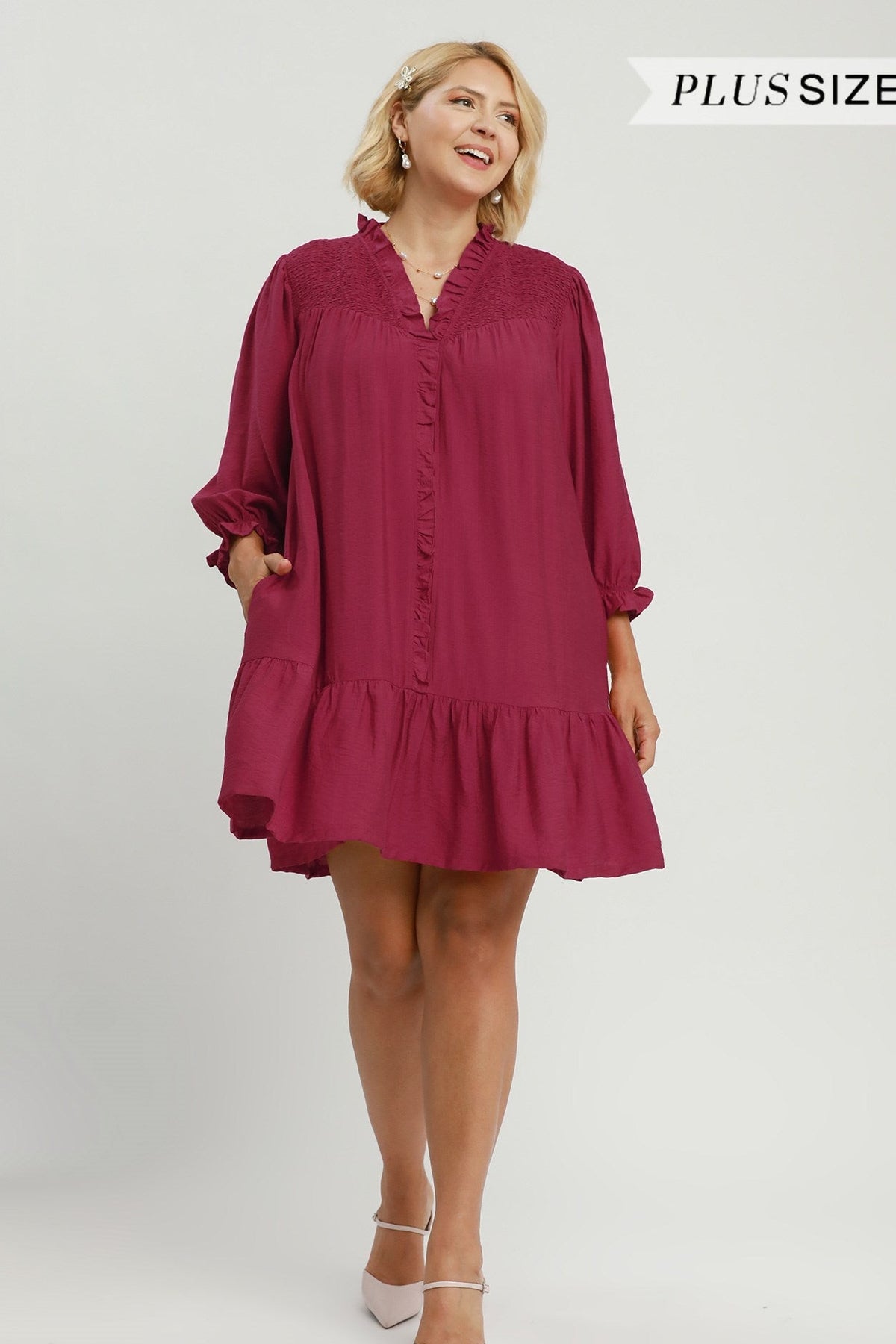 Anslee Dress in Mulberry