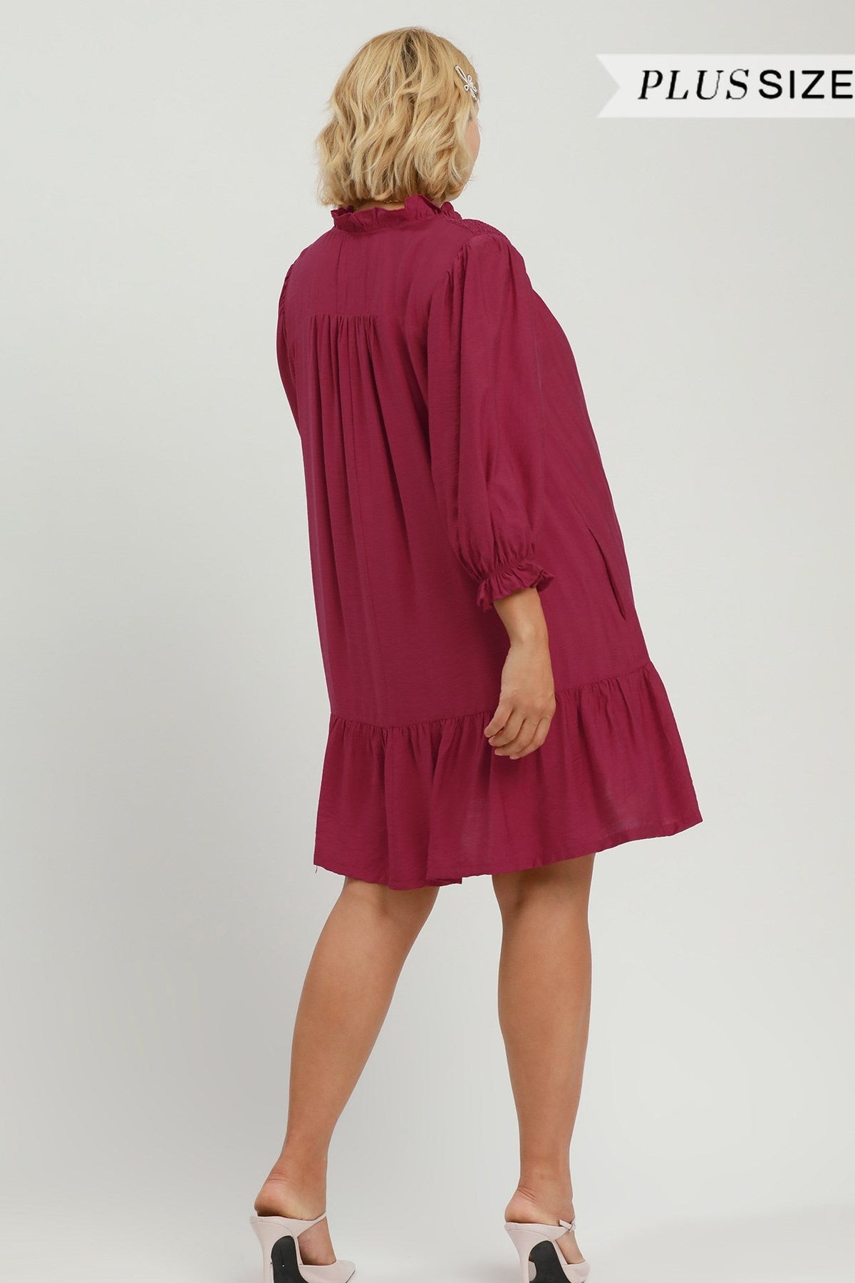 Anslee Dress in Mulberry