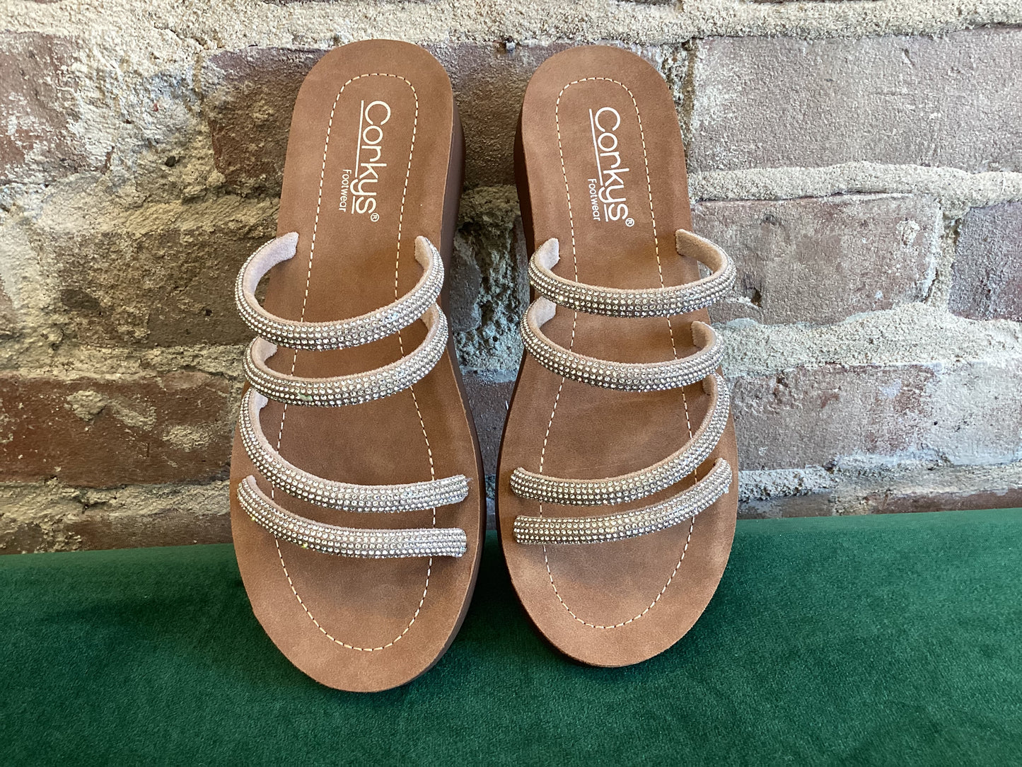 Corky's Striptease Rhinestone Sandal