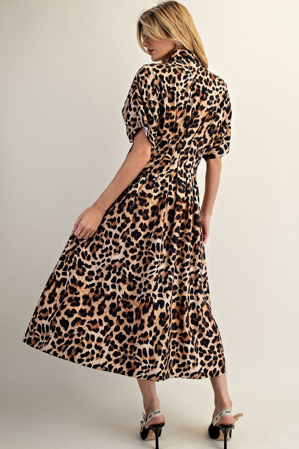 Leopard Shirt Dress
