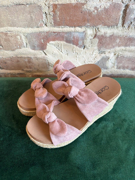 Corkys Tie the Knot Sandal in Blush