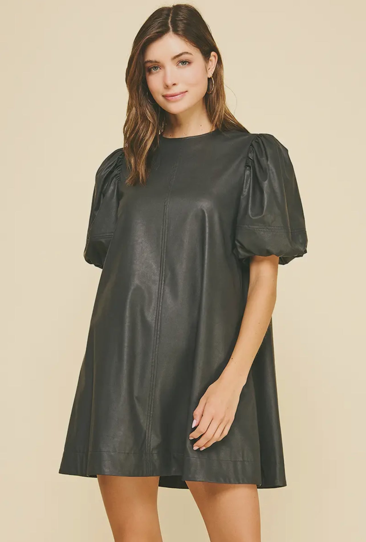 Leather Tunic Dress