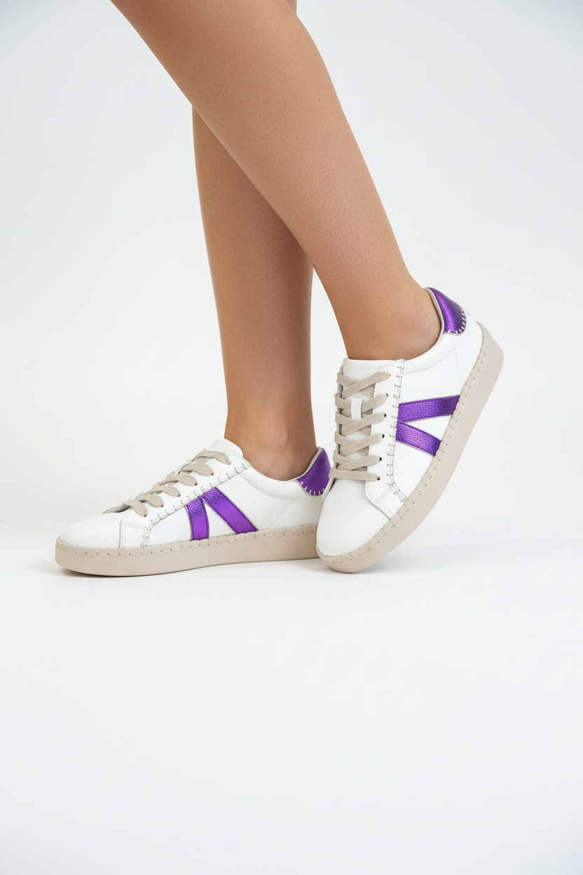 Friend Zone Sneaker Purple/White