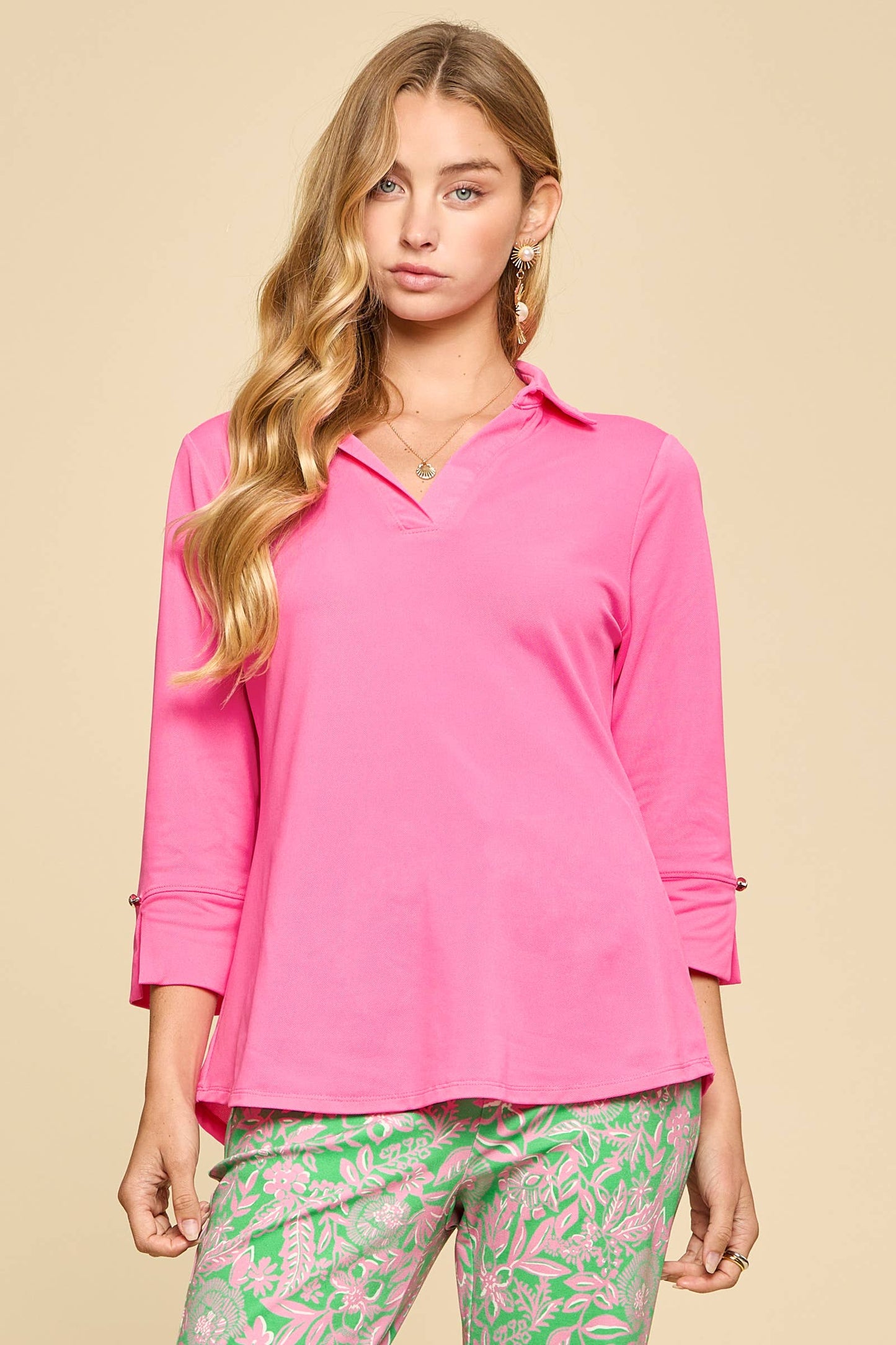 Amelia 3/4 Sleeve Top