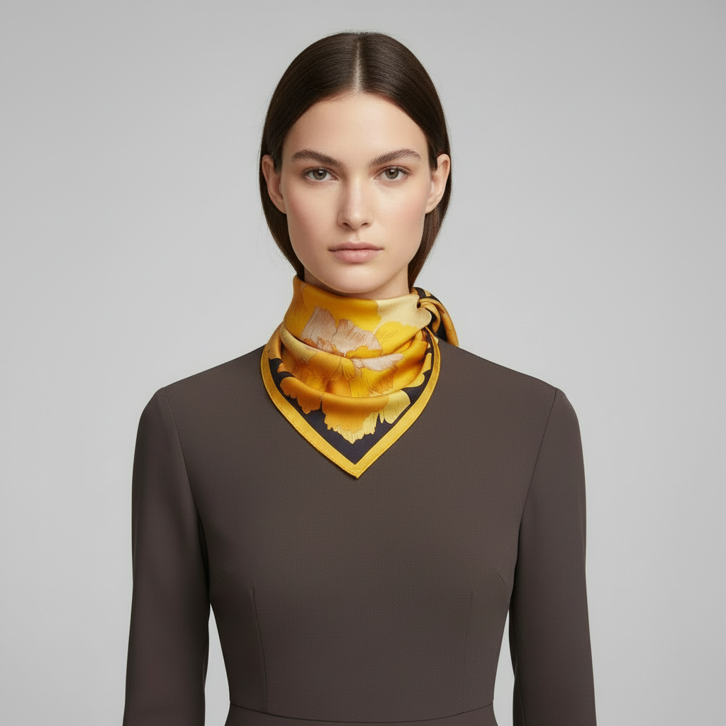 Flower Pattern Scarf