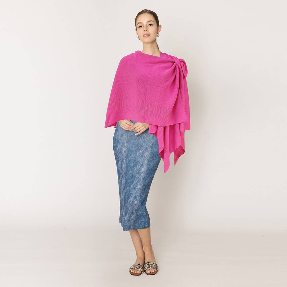 Shoulder Strap Solid Ruana