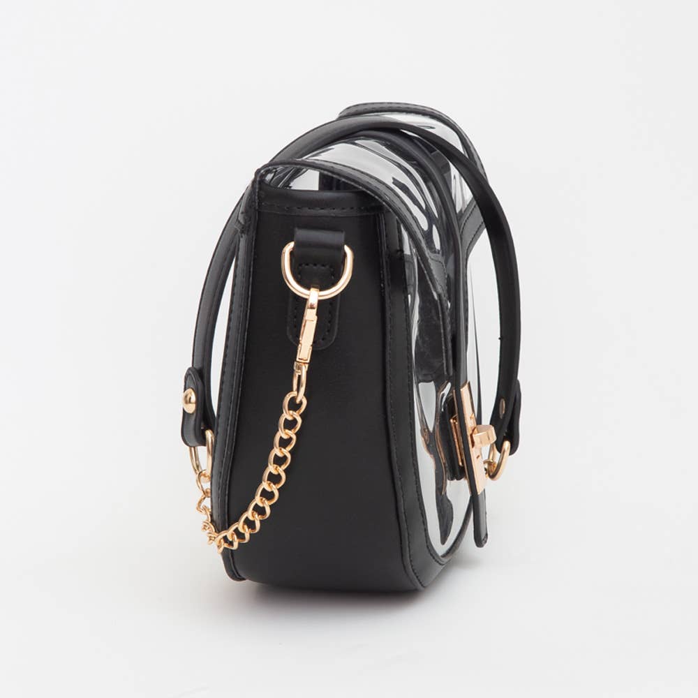 Clear  Saddle Bag