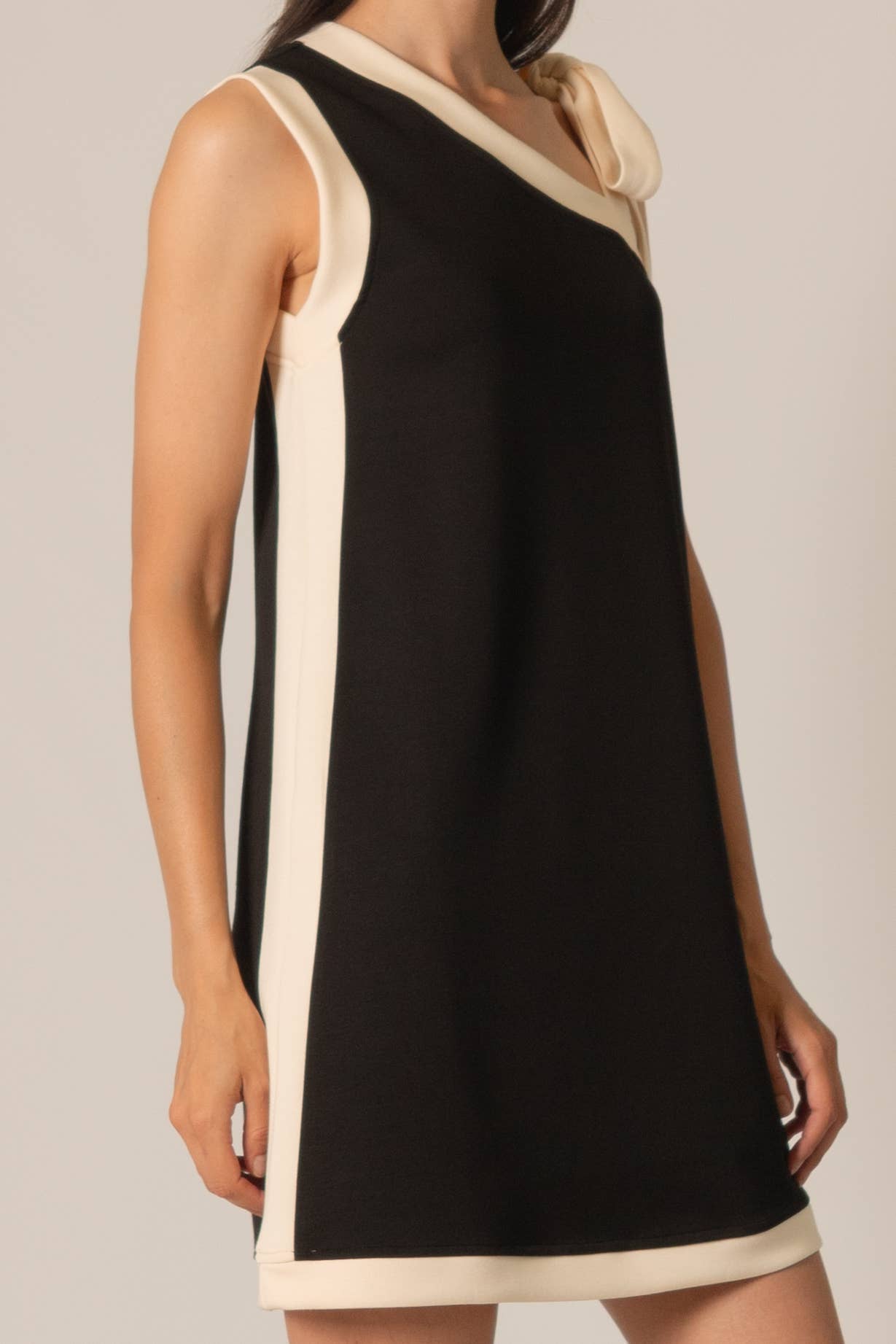 Phoebe Contrast Tie Strap Dress