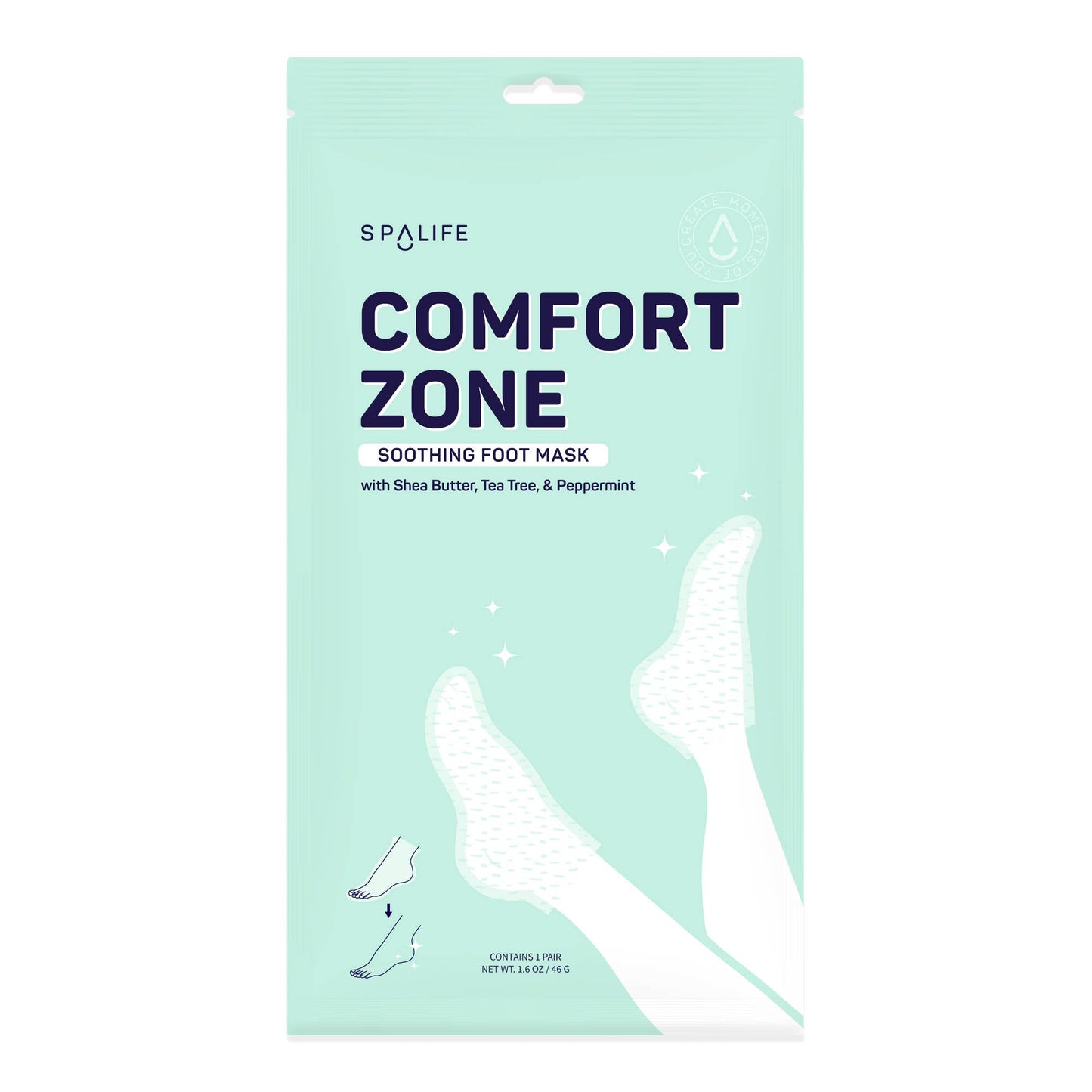 Masque apaisant pour les pieds Comfort Zone