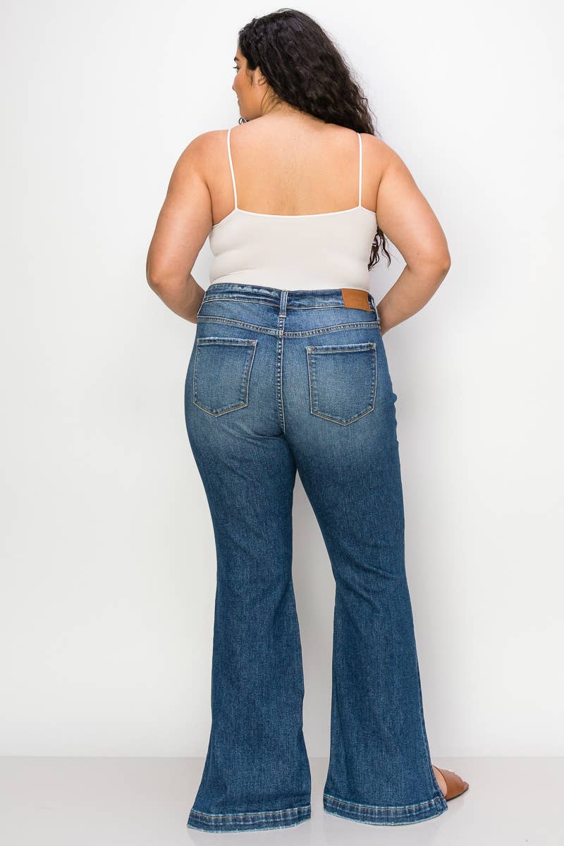 Plus High Rise Bootcut Jean