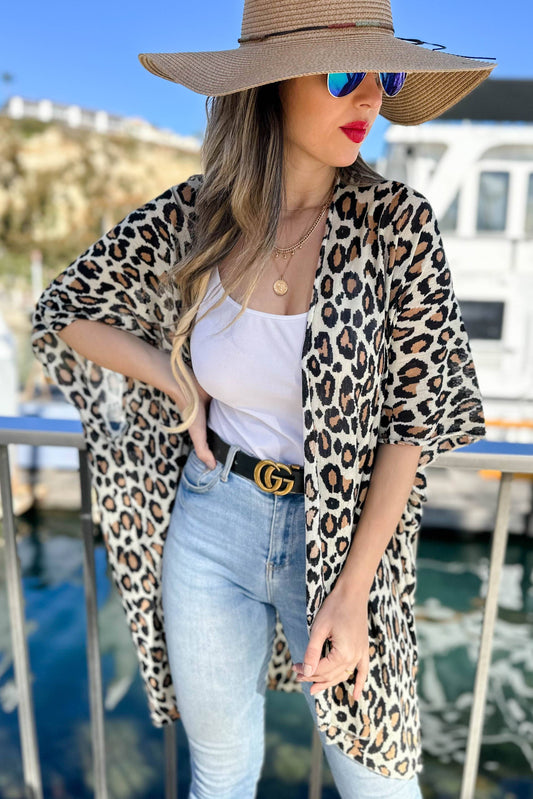 Leopard Kimono