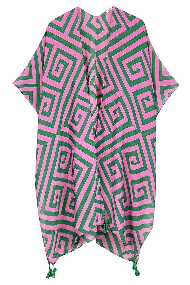 Geometric Pattern kimono